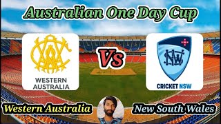 New South Wales vs Western Australia  1st Match  Australia Domestic OneDay Cup [upl. by Nordek]