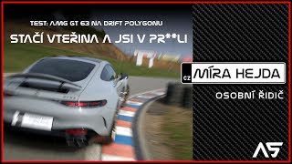 TEST MercedesAMG GT 63 na drift polygonu Stačí vteřina a jsi v prli… [upl. by Acalia238]