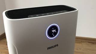 Oczyszczacz i nawilżacz powietrza PHILIPS AC 272950 wymiana filtra wody recenzja PL [upl. by Assirhc]