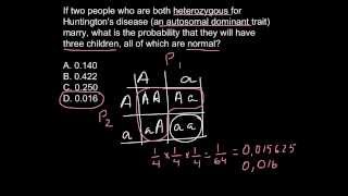 Huntingtons disease and law of probability [upl. by Phyllis]