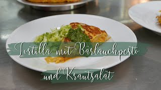 Kartoffeltortilla mit ZitronenKrautsalat und Bärlauchpesto [upl. by Furtek124]