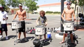 2010 Blue Devils drumline  12yr old Brandon center snare [upl. by Euridice]