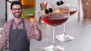 How to Make a Manhattan Cocktail [upl. by Idalina726]