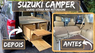 CONSTRUÍMOS UM MINI MOTORHOME  DIY CAMPER CONSTRUÇÃO PASSO A PASSO  EMBARQUE NESSA AVENTURA Ep061 [upl. by Palmer]