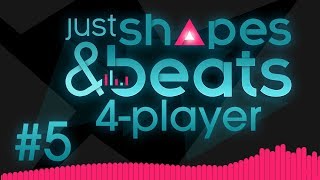 Just Shapes amp Beats  5  Into The Zone 4 Player Gameplay [upl. by Eenal470]