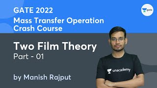 Two Film Theory  01  Mass Transfer Operation  GATE 2022 Crash Course  Manish Rajput [upl. by Aham631]