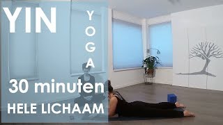 Yoga Yin Yoga  hele lichaam  30 minutenEsTaYoga [upl. by Jezabel]