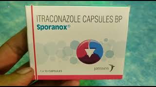 Sporanox Capsule  itraconazole 100mg Capsule  Sporanox Capsule Uses Side effects Review Hindi [upl. by Klenk]