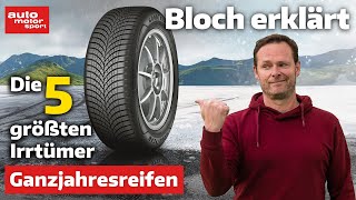 Ganzjahresreifen Die 5 größten Irrtümer  Bloch erklärt 257  auto motor und sport [upl. by Chance]