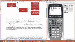 Using the TI84 to Find a Confidence Interval for a Population Mean ZInterval and TInterval [upl. by Shellie768]