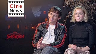 The Chilling Adventures of Sabrina – Interview Kiernan Shipka amp Ross Lynch [upl. by Aimaj]