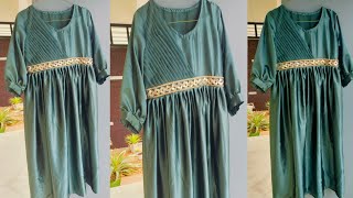 Designer Gown cutting and stitching tutorial gown sewingtutorial gowndesigns [upl. by Alexio]