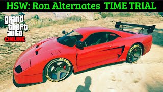 HSW RON ALTERNATES  TIME TRIAL  250000 HSW Grotti Turismo Classic  Under Par  GTA 5 Online [upl. by Onahpets515]