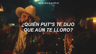 Maluma Carin Leon  Según Quién Letra [upl. by Kendyl]