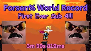 WR Jump King  Forsen Babe of Ascension in 3m 59s 819ms [upl. by Htebasil]