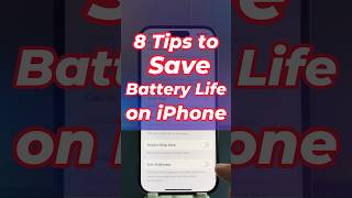 How to save battery life on any iPhone in ios 18 8 Tips iphonebatteryhealth smartphone [upl. by Hsaniva571]