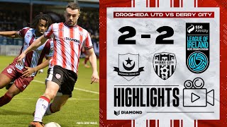 Drogheda United 22 Derry City  LOI Highlights  12042024 [upl. by Arik]