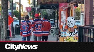 Oilers fans in Calgary emotional after game 7 loss [upl. by Margarette]