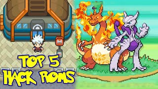 TOP 5 HACK ROMS DE POKEMON PARA GBA COMPLETOS EN ESPAÑOL CON MEGAEVOLUCIONES 2023 ANDROID Y PC [upl. by Georas112]