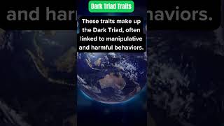 What Is the Dark Triad Uncover the Traits of Manipulative Personalities shorts [upl. by Nedyarb867]