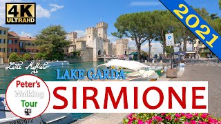 Sirmione Italy 4k ❤️NEW Walking Tour ❤️ 2021 Lake Garda [upl. by Callie]