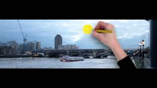 The Worlds Largest Solar Bridge powered by Panasonic at Blackfriars Station London [upl. by Clement]