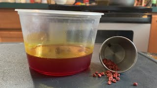 Annatto Oil or Aceite de Achiote 2 steps that will add natural color to stews amp Puerto Rican rice [upl. by Ees]