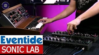 Moog Model D Through Four Eventide Pedals [upl. by Ferne]