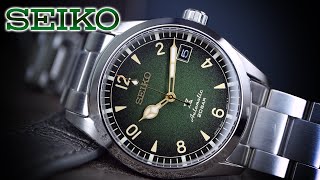 SEIKO ALPINIST SPB155 GREEN Dial 38mm PROSPEX [upl. by Elleyoj]