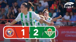 Resumen del FC Levante Las Planas vs Real Betis Féminas  Jornada 23  Liga F [upl. by Lebama]