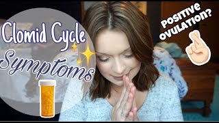 CLOMID SYMPTOMS  TTC 2 YEARS  OVULATION CRAMPS [upl. by Yendis]