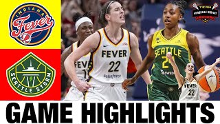 Indiana Fever vs Seattle Storm Highlights  Women Basketball  2024 WNBA [upl. by Eerak66]