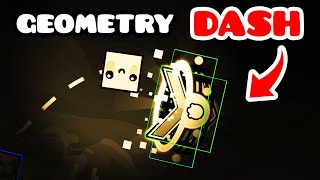 Geometry Dash Dash with HITBOXES All coins [upl. by Eriuqs]