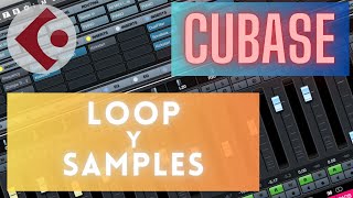 Como usar LOOPS y SAMPLES dentro de CUBASE y donde localizarlos [upl. by Nnalatsyrc]