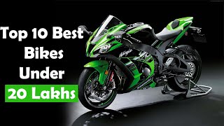 Top 10 Best Bikes Under 20 Lakhs in India 2024 [upl. by Nyleuqcaj939]