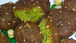 Arabian famous Dish Falafel Recipe Ramadan special अरबी फलाफिल [upl. by Olegnaed908]