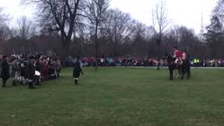 Lexington Battle Green reenactment Patriots Day 2019 [upl. by Boru]