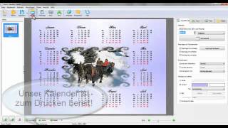 Das beste Kalenderprogramm eigene Kalender mit Fotos erstellen [upl. by Bellina]