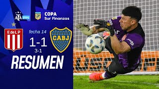 Estudiantes de la Plata 11 31 Boca Juniors  CopaLPF  Resumen  Cuartos de final [upl. by Nylessej39]