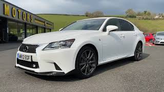 2012 LEXUS GS250 FSPORT Pearl White for sale Castle Motors [upl. by Xavier]