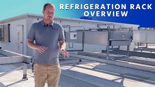 Refrigeration Rack Overview w Sped up Oil Change [upl. by Bisset]