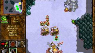 Warcraft 2 Gameplay Orc Level 1 [upl. by Carmena]