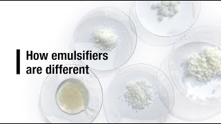 How emulsifiers are different [upl. by Leviram643]