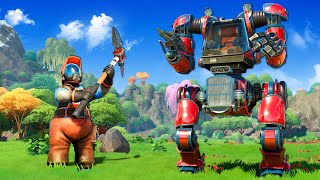 I BUILT A MECH FOR FARMING in Lightyear Frontier [upl. by Nnaarat]