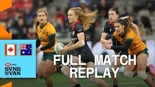 Canada Shock Australia  Womens 3rd Place Playoff  Vancouver HSBC SVNS  Full Match Replay [upl. by Gilliette410]