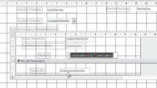 Tutorial Subformularios con calculos en Access [upl. by Akimrej227]