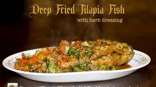 Deep fried tilapia fish recipe [upl. by Zachar]