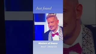 Dirk Heidemann „Masters of Dance“ Pro7 201819 [upl. by Bendicta]