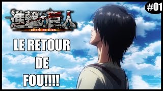 LE RETOUR DE FOU ATTAQUES DES TITANS SAISON 3 EPISODE 1 [upl. by Ahsieka978]