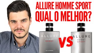 ALLURE HOMME SPORT VS ALLURE HOMME SPORT EAU EXTRÃŠME  QUAL O MELHOR PERFUME IMPORTADO CHANEL [upl. by Ecnahc]